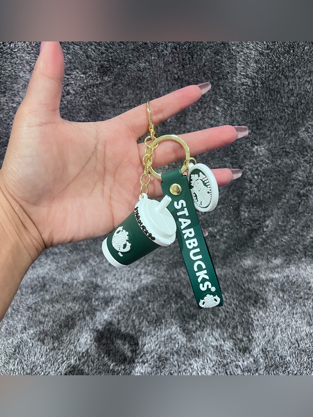 Starbucks Coffee cup silicone keychain
